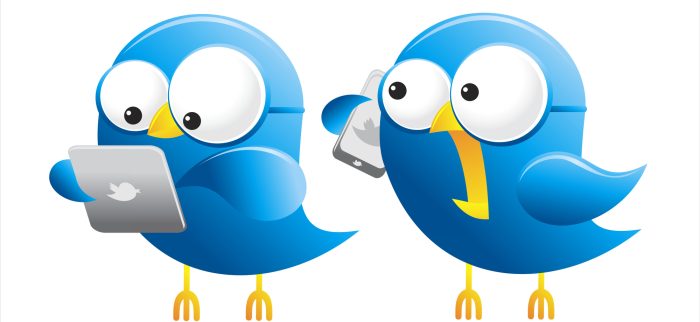 Zwei Twitter-Vögel reagieren schockiert auf die Backgrid-Klage (Symbolbild)