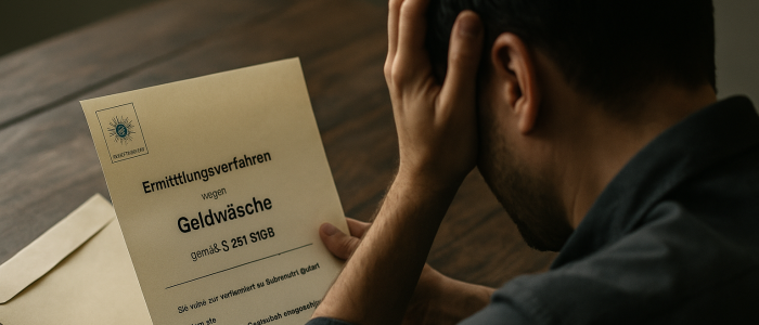 Erst betrogen, dann beschuldigt – die Vorladung wegen Geldwäsche nach § 261 StGB.