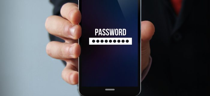 Ein Benutzer zeigt sein WLAN-Passwort auf dem Smartphone (Symbolbild)