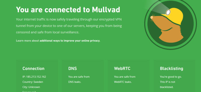 Am I connected to Mulvad?