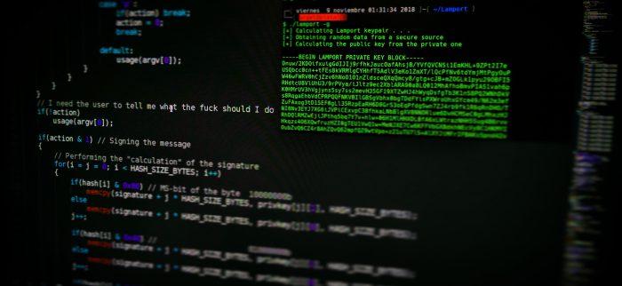 source code, Quellcode, Hacker