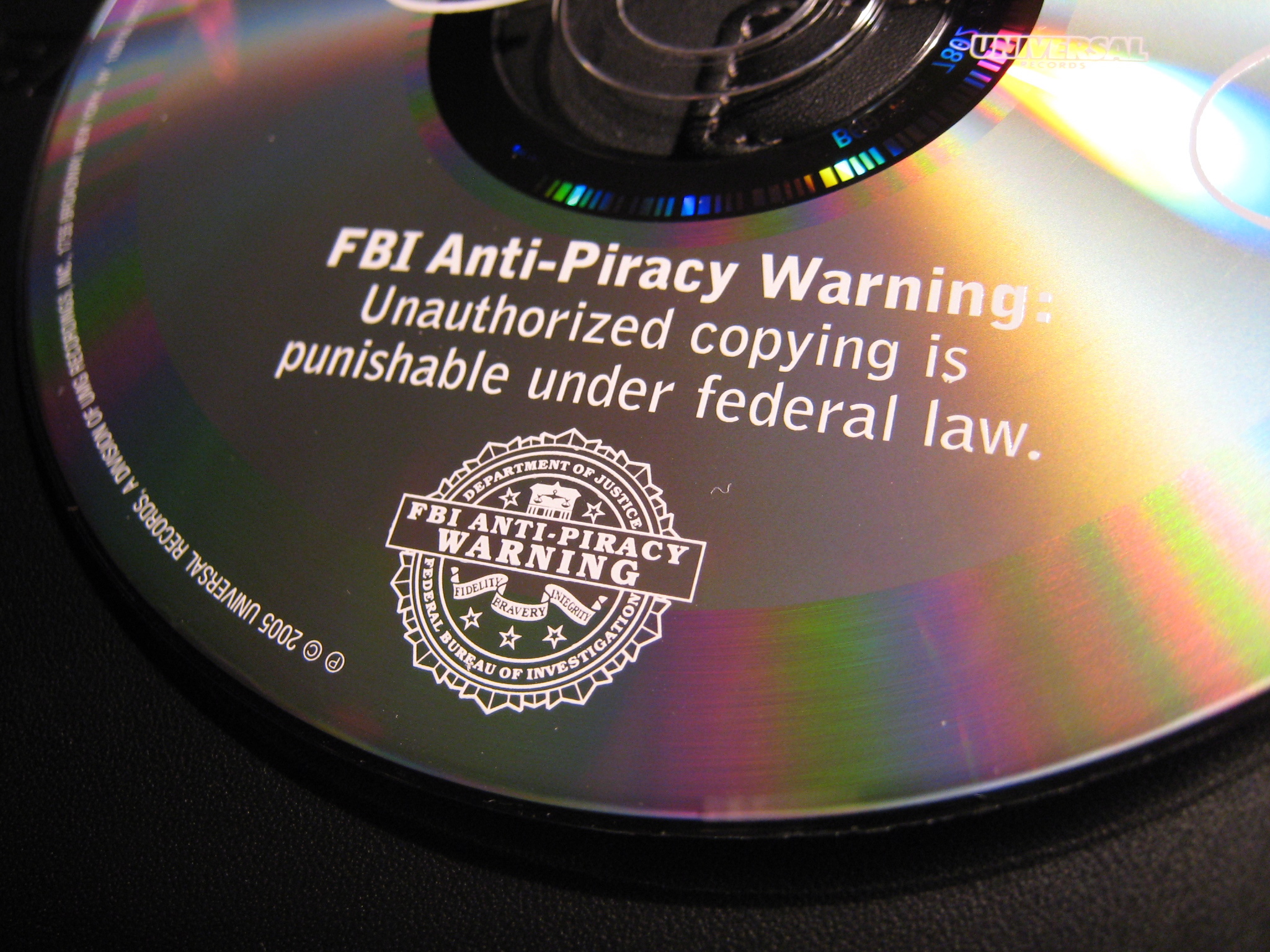 FBI Anti-Piracy Warning, bizmac