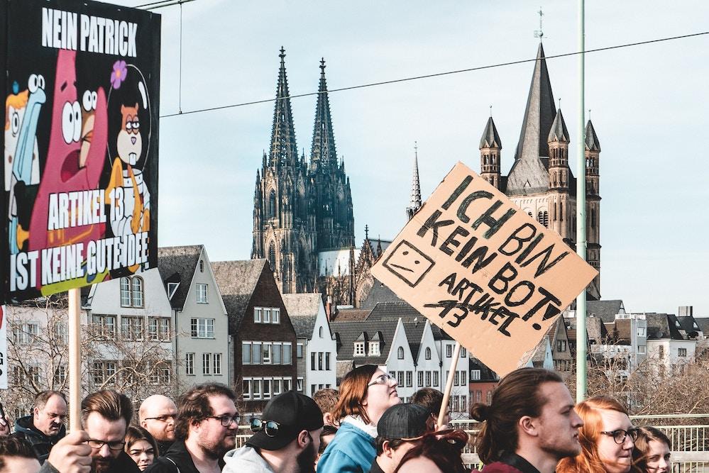 Köln Demo gegen Artikel 13, Axel Voss