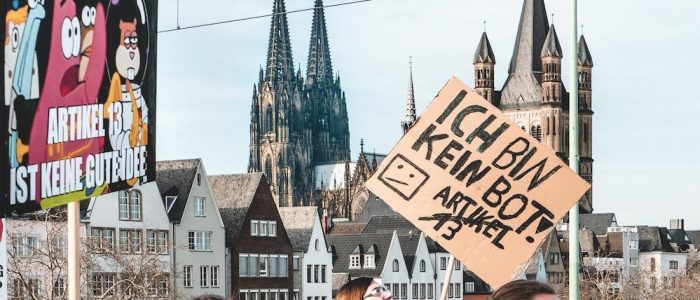 Köln Demo gegen Artikel 13, Axel Voss