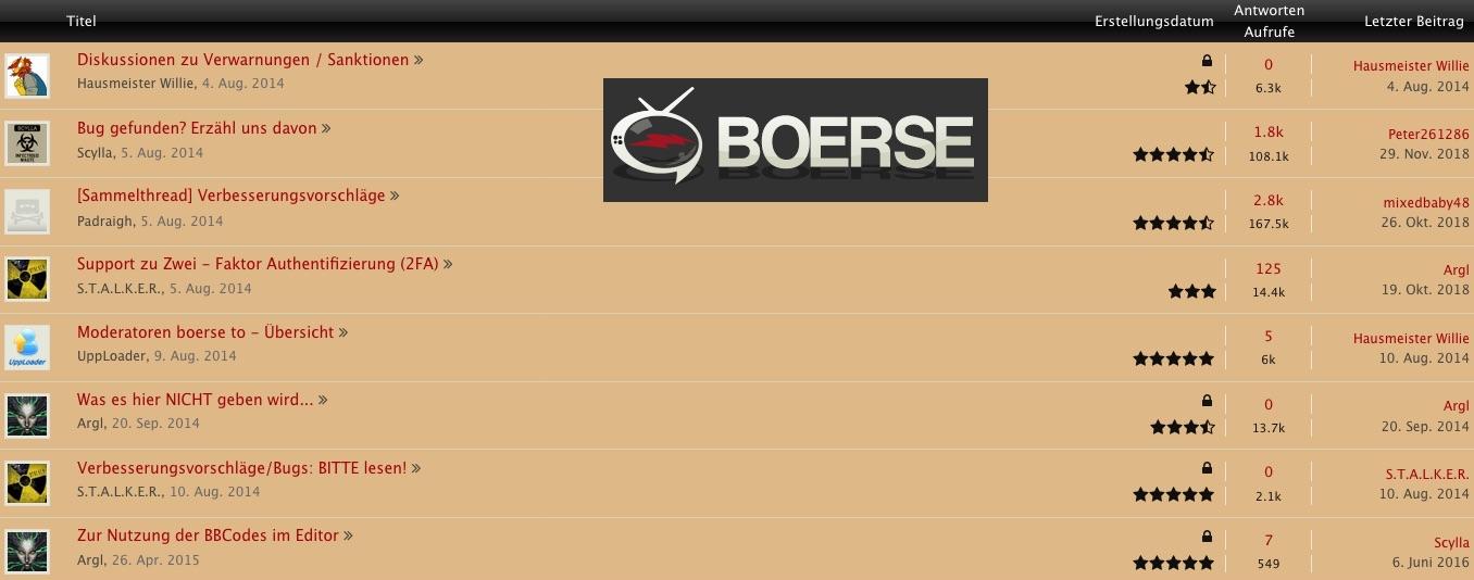 Mailserver missing Boerse.to