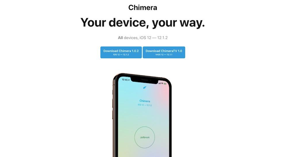 chimera website screenshot