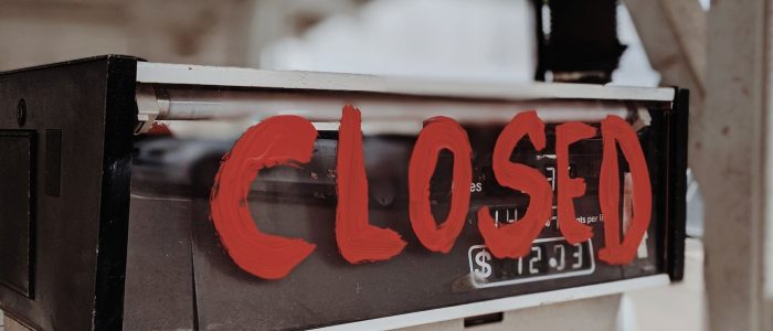 closed website