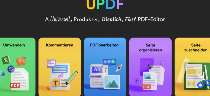 Features des UPDF PDF-Editors