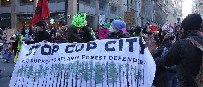 Demonstranten, Stop Copy City