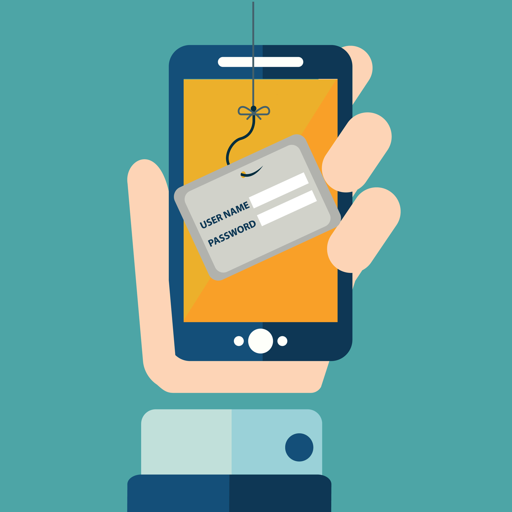 Banking-Trojaner auf einem Smartphone greift sensible Daten ab (Symbolbild)