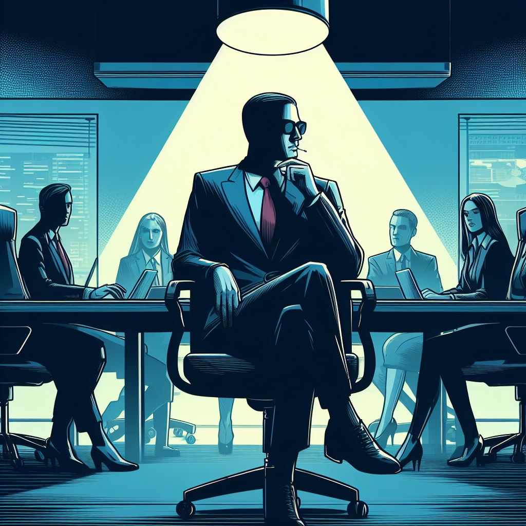 Ein Spion sitzt in einem NIST-Meeting