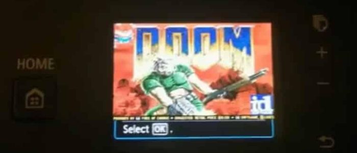 doom auf der canon pixma