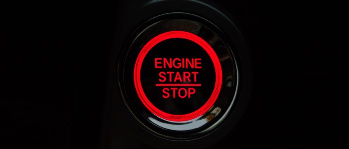 push the button, start the engine