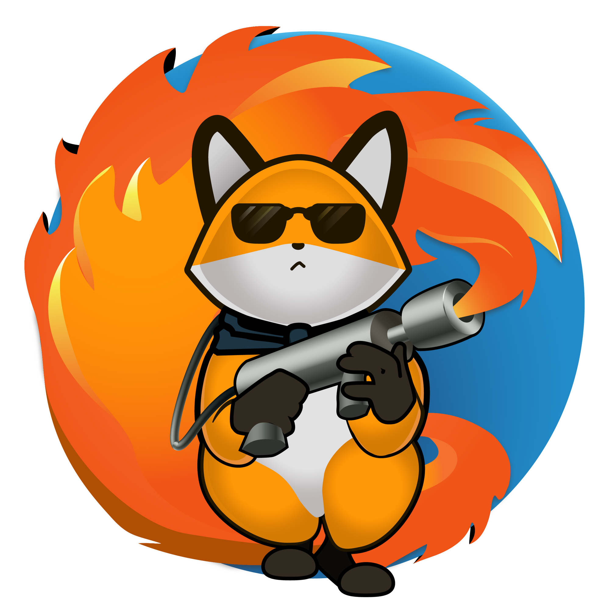 Eine etwas speziellere Interpretation des Firefox-Logos