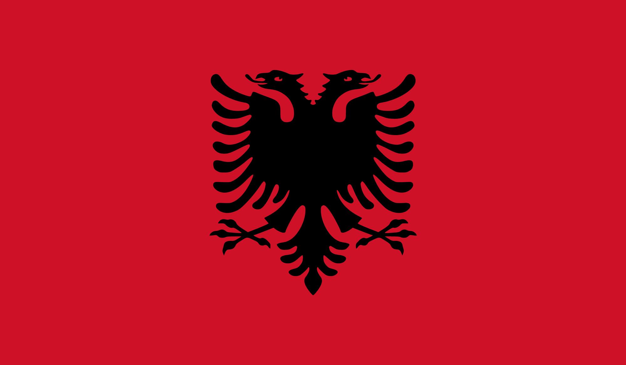 Die Albanische Fahne