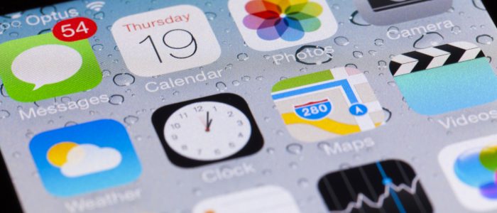 Apps unter iOS mit der Standard-Systemschrift