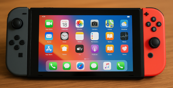 Verbotene Liebe: iOS kuschelt sich auf Nintendos Schoß.