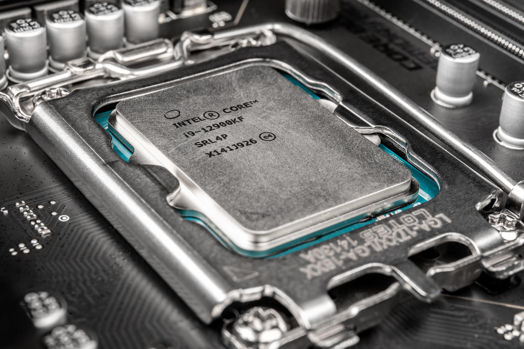 Intel i9 12900kf Prozessor-Chip