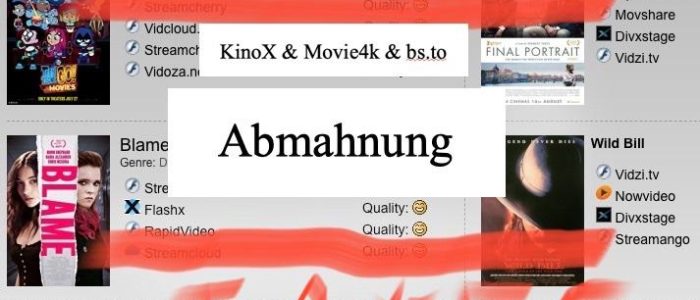 kinox.to, movie4k, burning series, fake-abmahnung