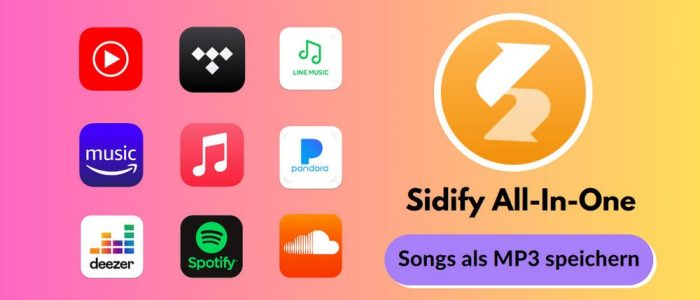 Der Sidify All-In-One Streaming Recorder