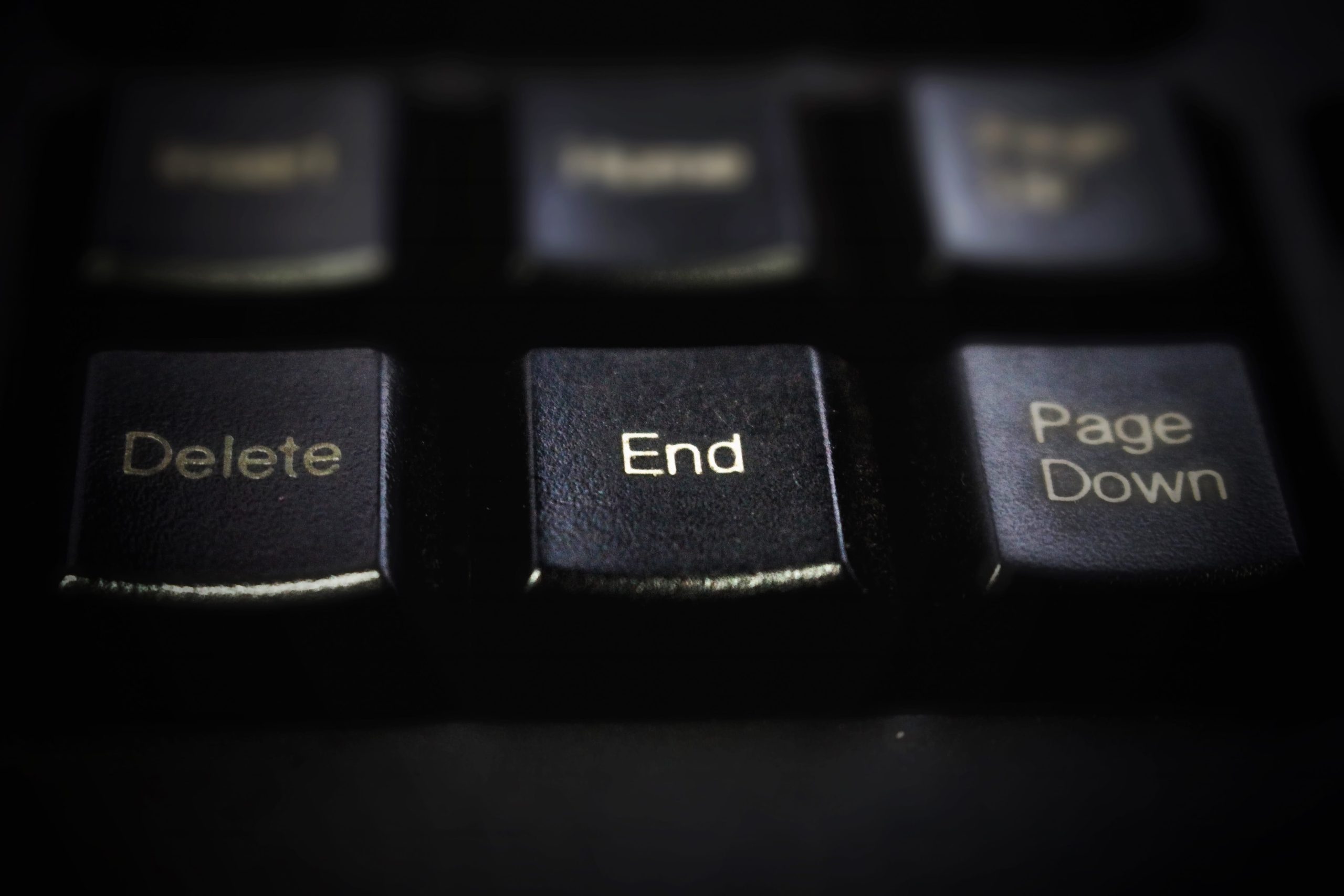 goodbye, end, tastatur