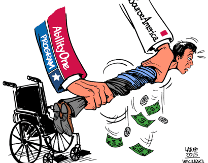 Wikileaks, Der SourceAmerica-Skandal (Cartoon)