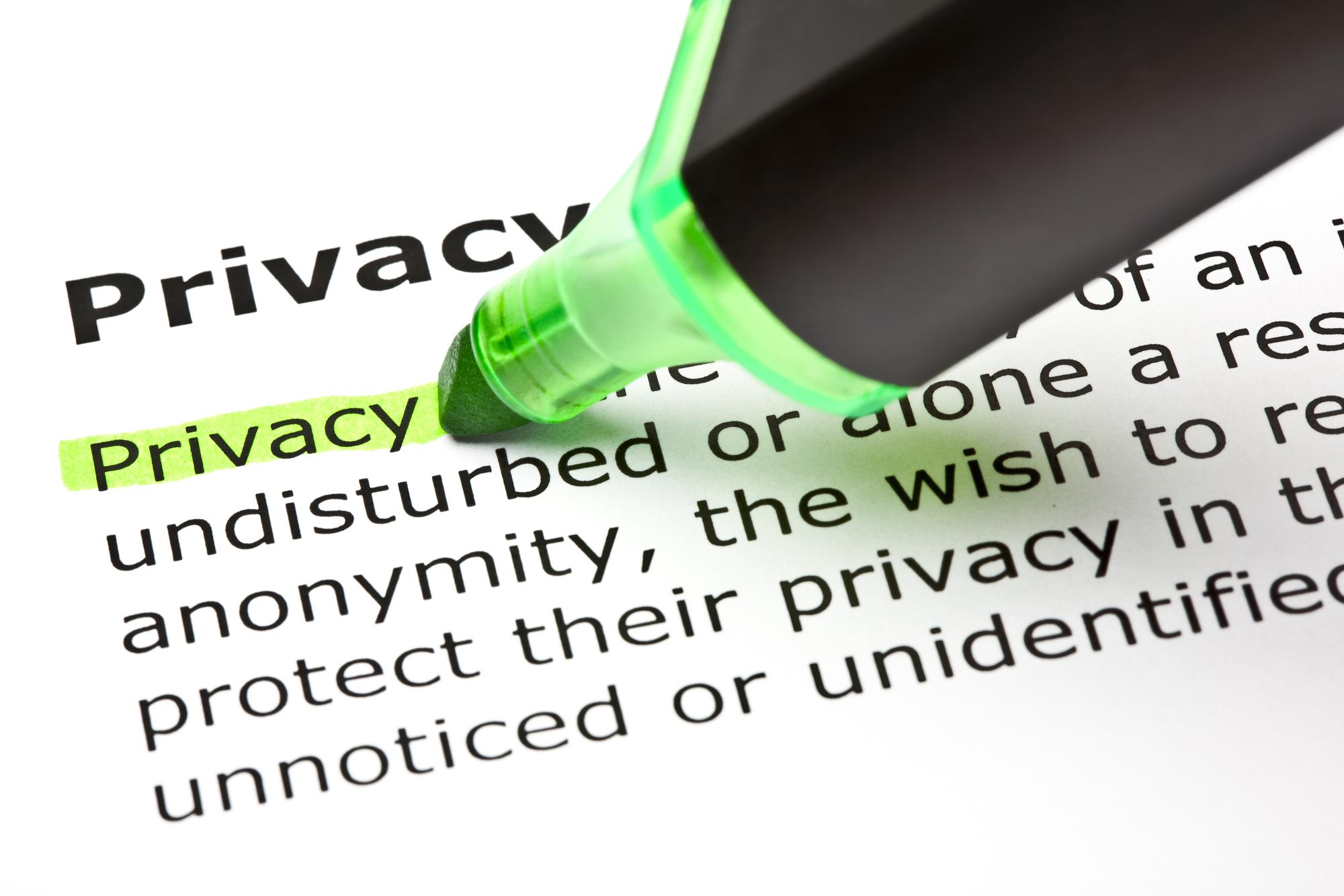 Privatsphäre, Privacy