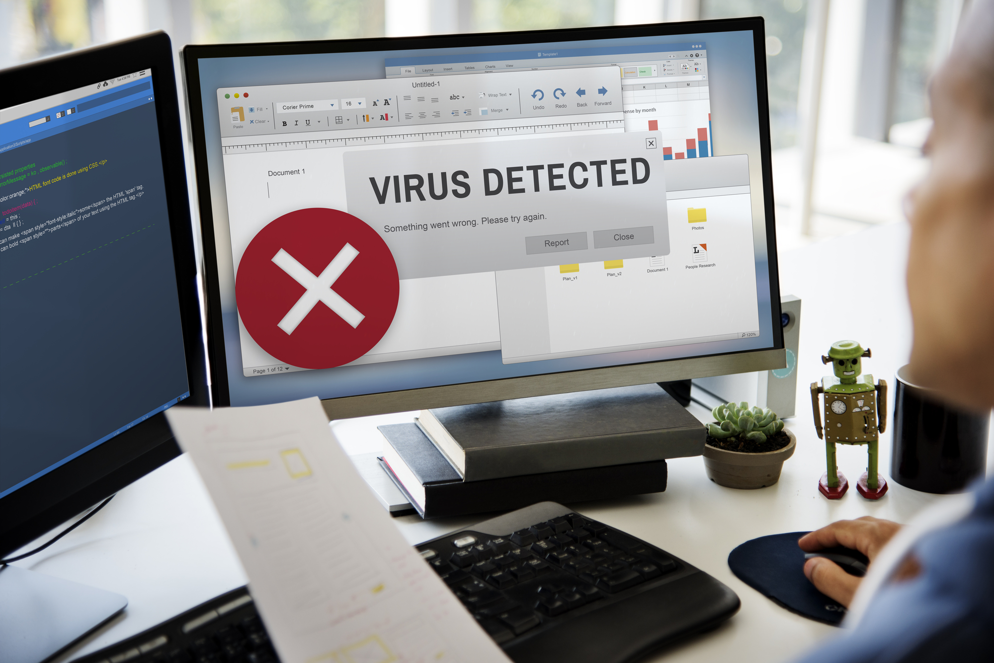 Support-Scam: Pop-up-Fenster zeigt Virusalarm