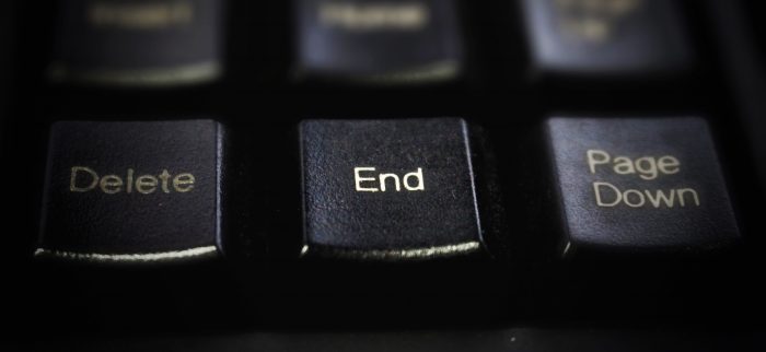 goodbye, end, tastatur