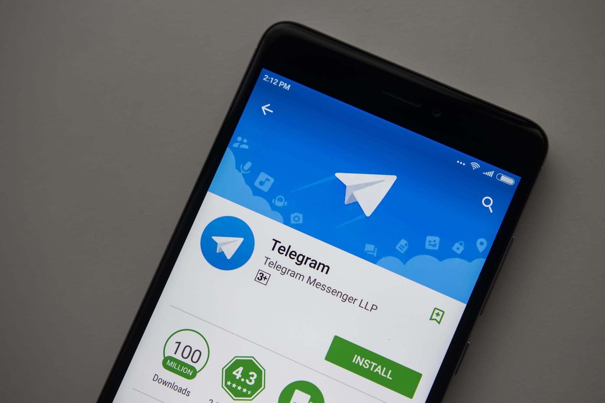 Telegram, messenger