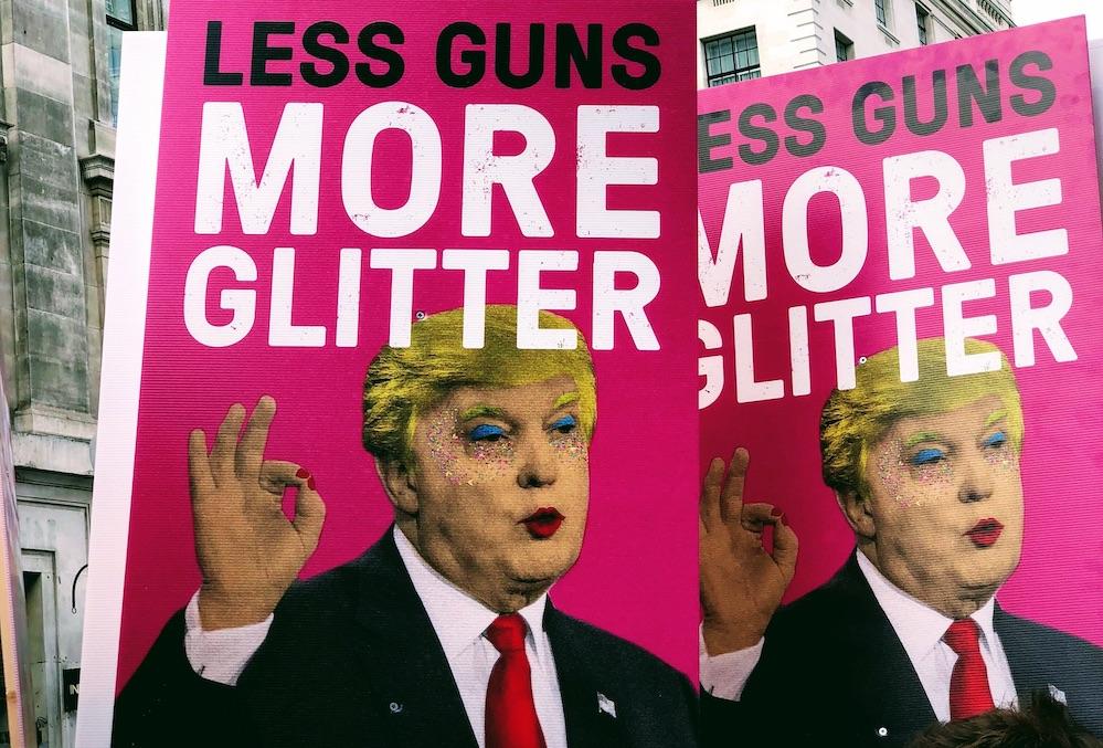 HARPA, Donald Trump, less Guns, more glitter