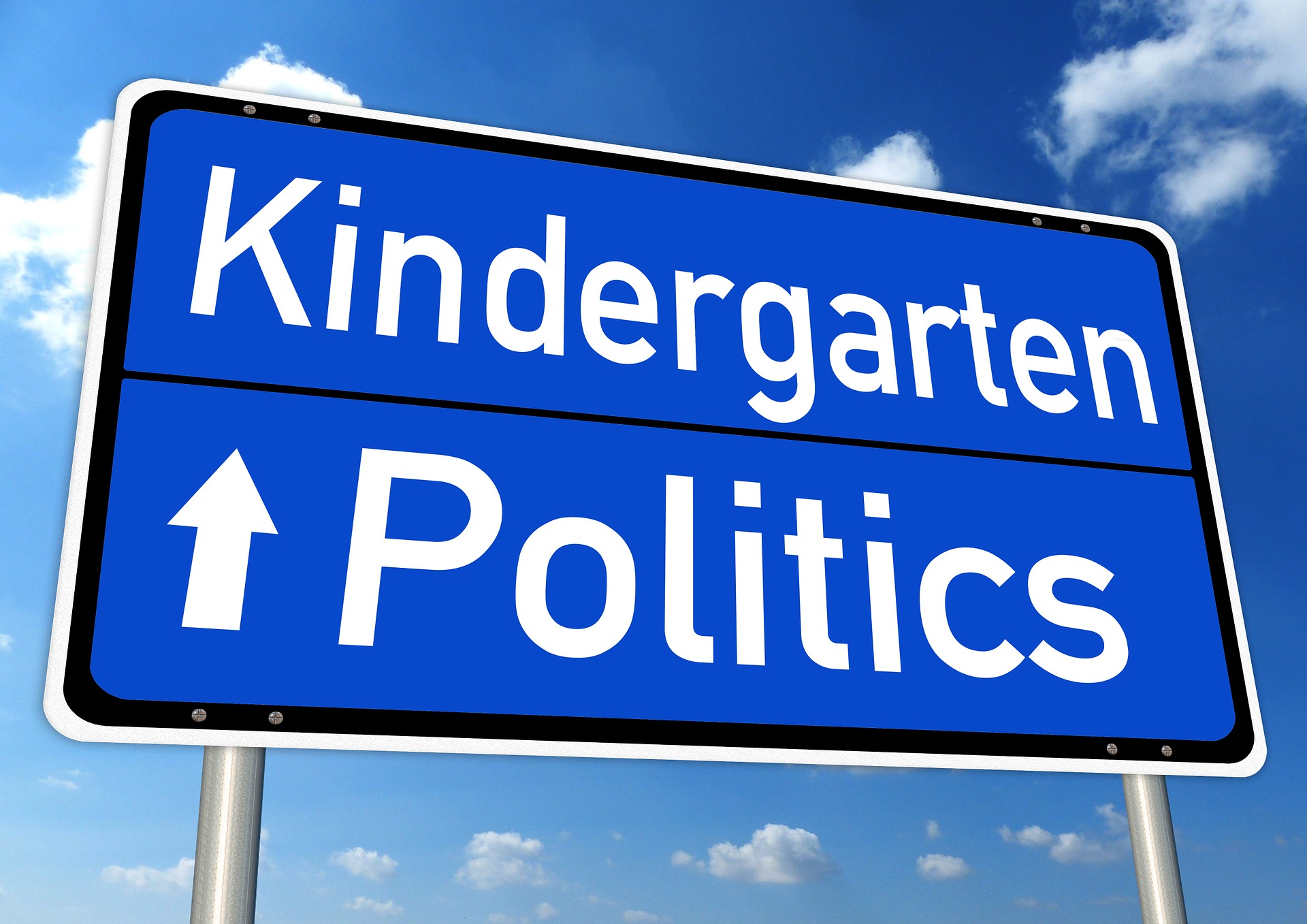 kindergarten, politik, glosse