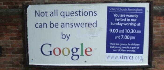 not all questions can be answered by google