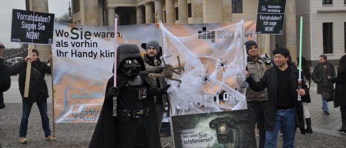 DigiGes - Protest gegen die Vorratsdatenspeicherung