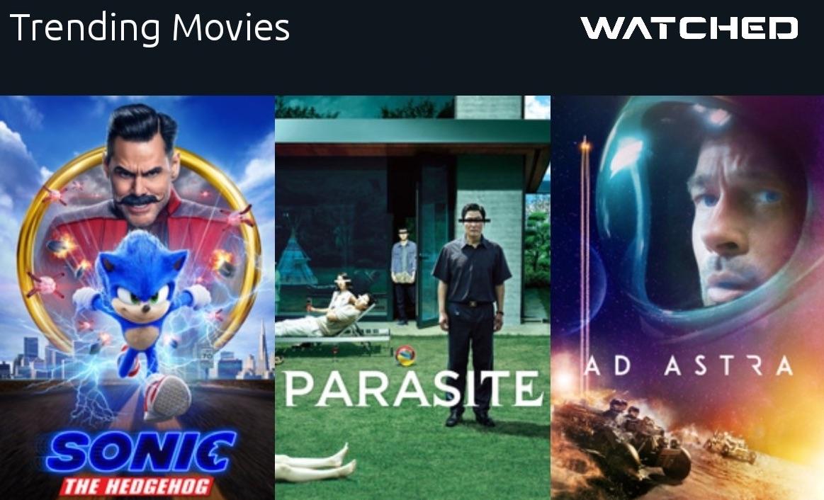WATCHED Trending Movies Screenshot